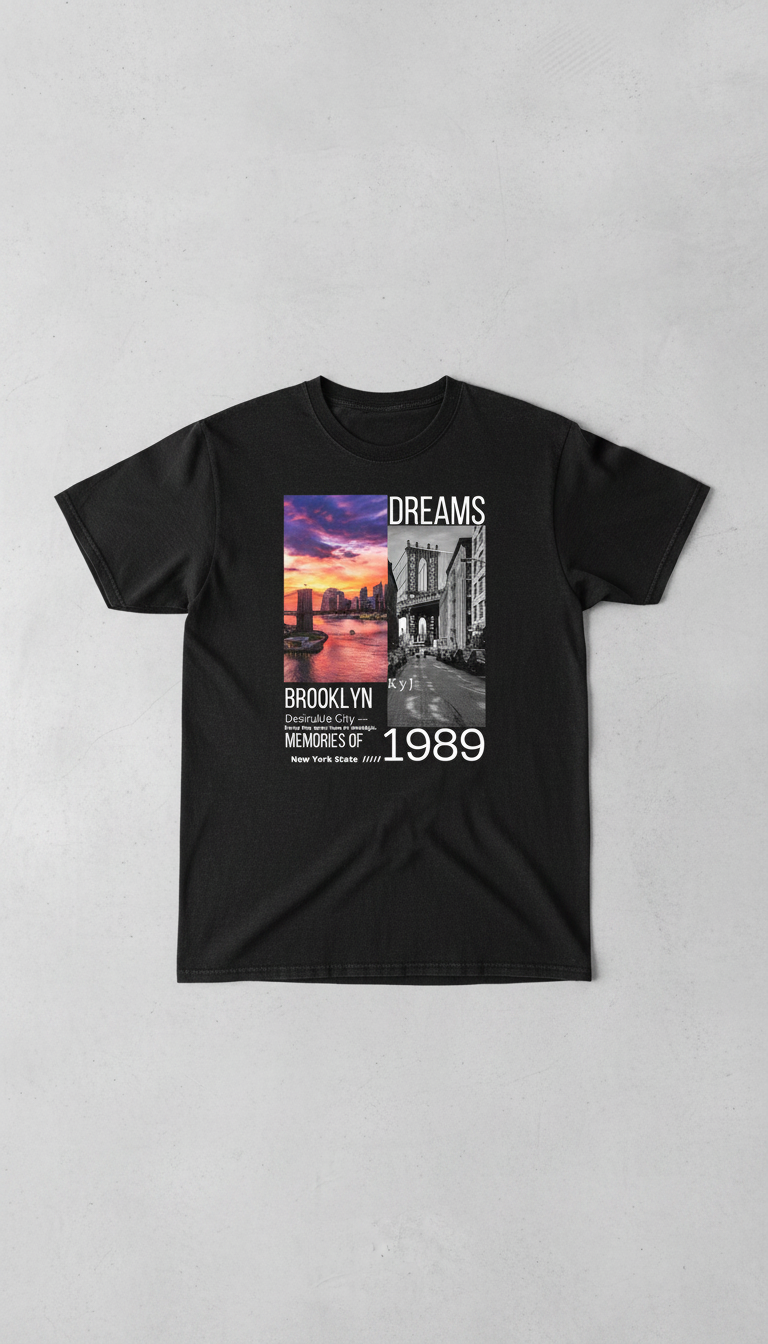 Brooklyn Dreams 1989 Graphic T Shirt Brooklyn Dreams 1989 Graphic T Shirt