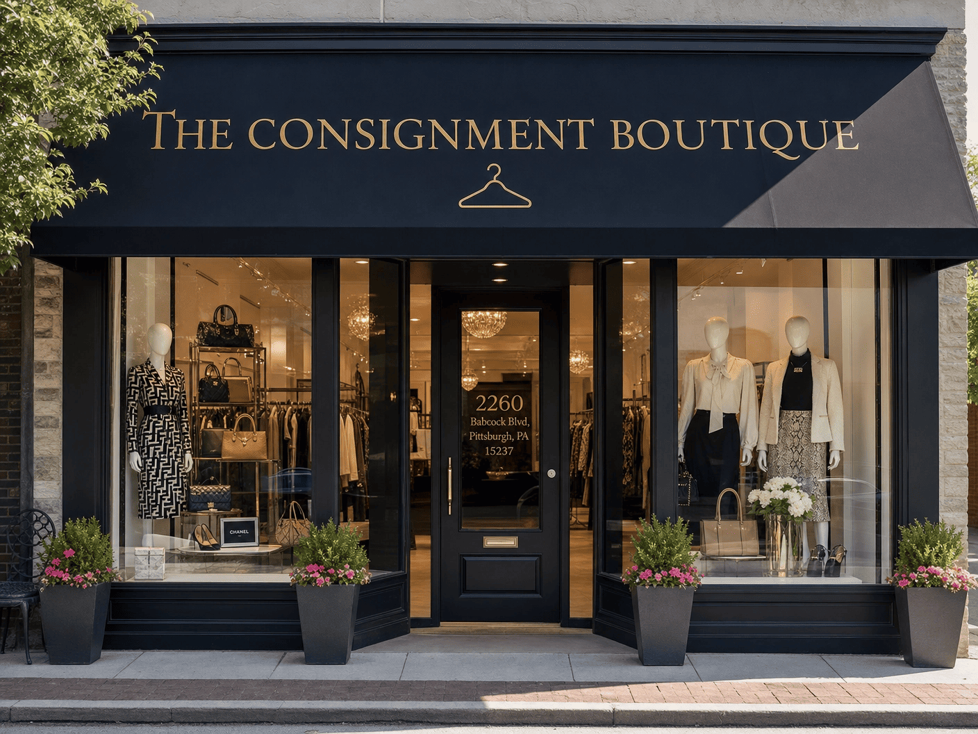 storefront consignment boutique
