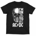 AC DC Highway to Hell Skull Tee V2