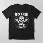 Rock N Roll Forever Skull Tee