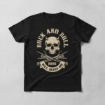 Rock and Roll Skull Tee